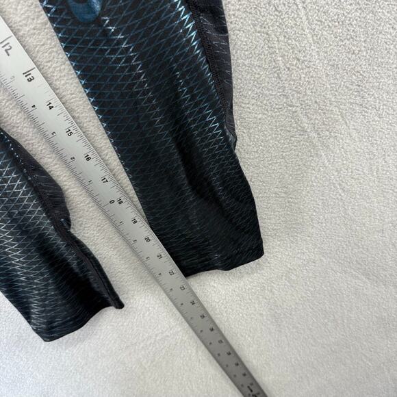 Nike Pro Compression Tights Mens Large Black Blue Athletic Training Workout READ - Picture 5 of 10